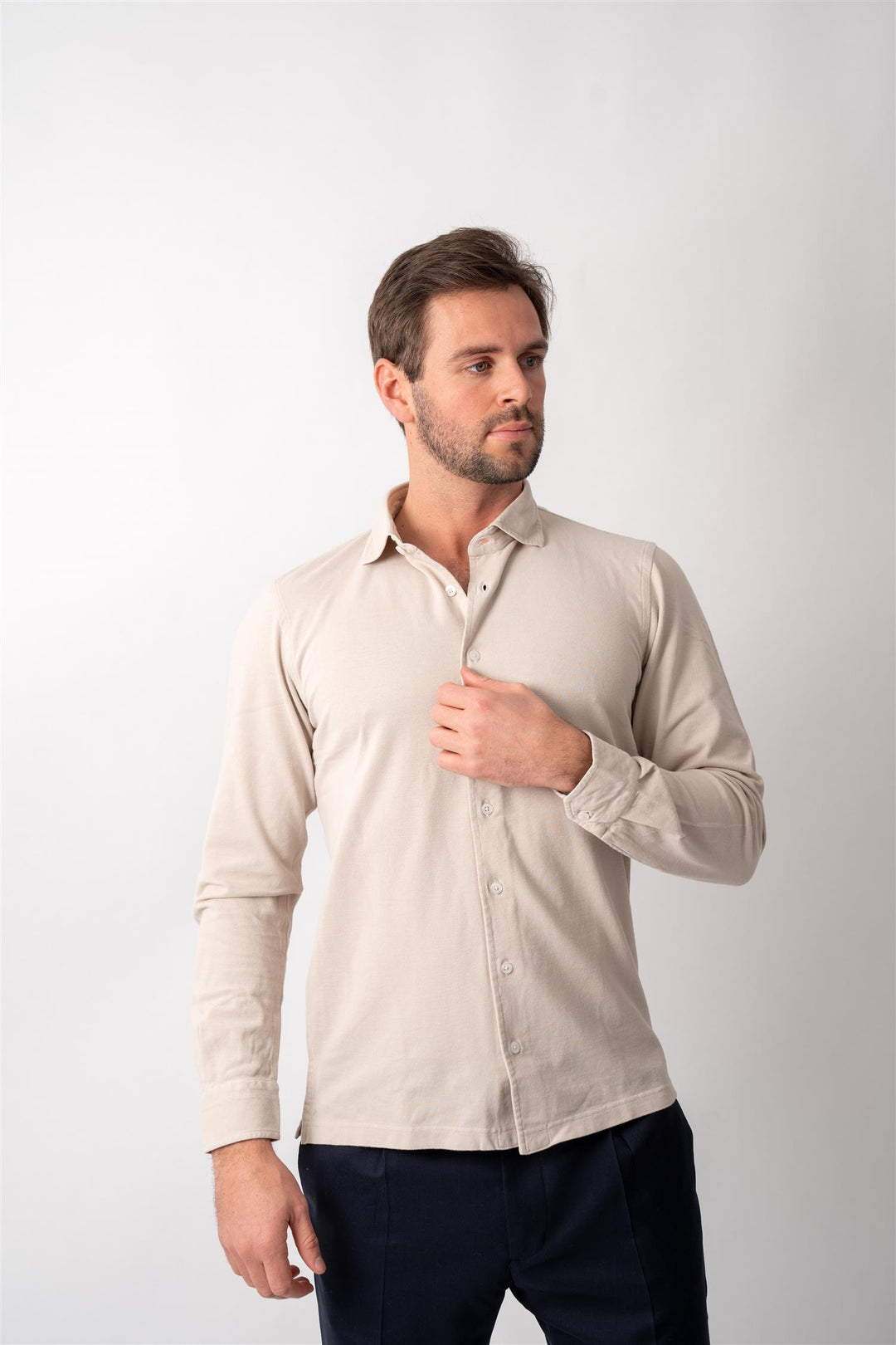 Pique Shirt - Beige