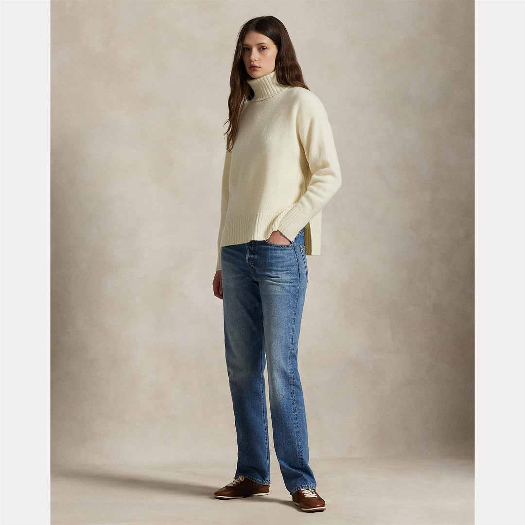 T NECK-CLASSIC-LONG SLEEVE-PULLOVER