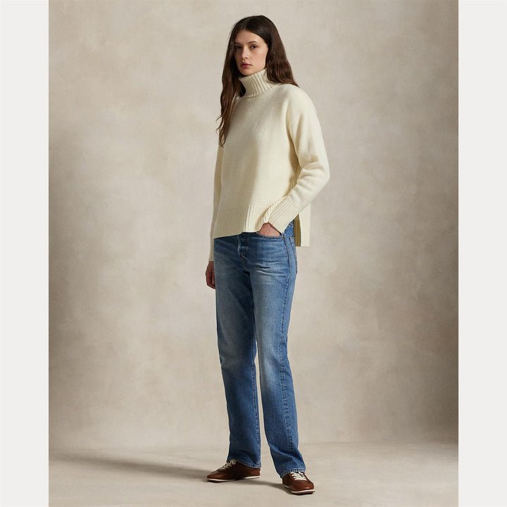 T NECK-CLASSIC-LONG SLEEVE-PULLOVER