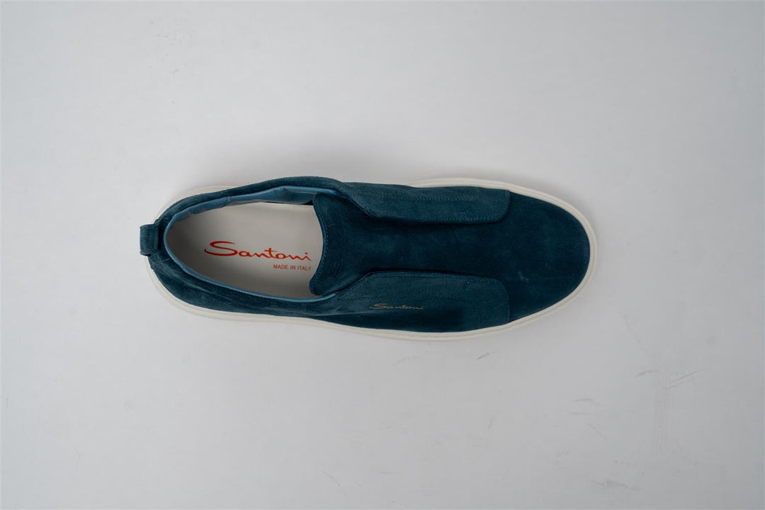 Suede Slip On Sneaker - Blue