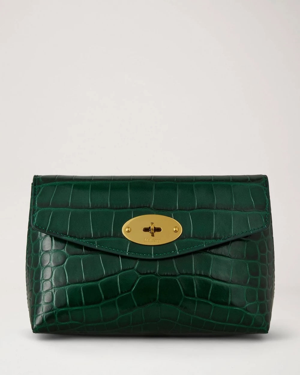 Darley Cosmetic Pouch Emerald Shiny Croc