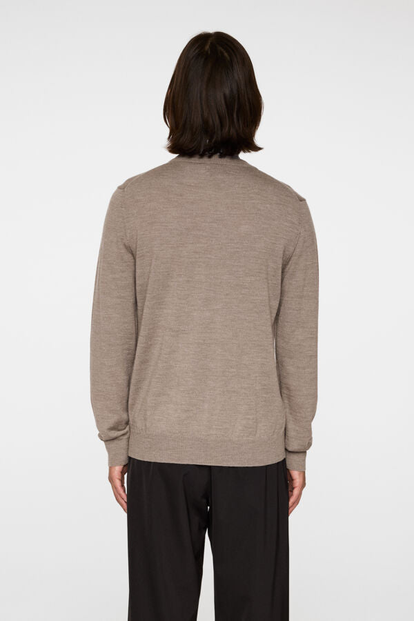 Keane Merino Crew Neck -  Brindle Melange