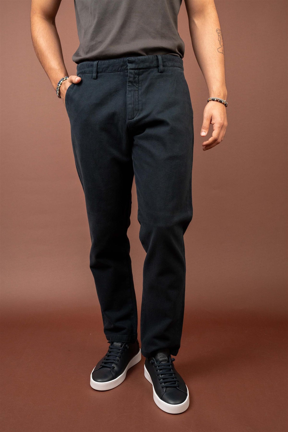 John Cotton Chinos - Navy