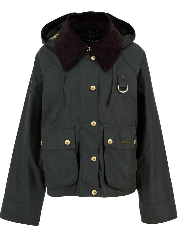 Barbour Reighton Wax Jacket Fern Ancient