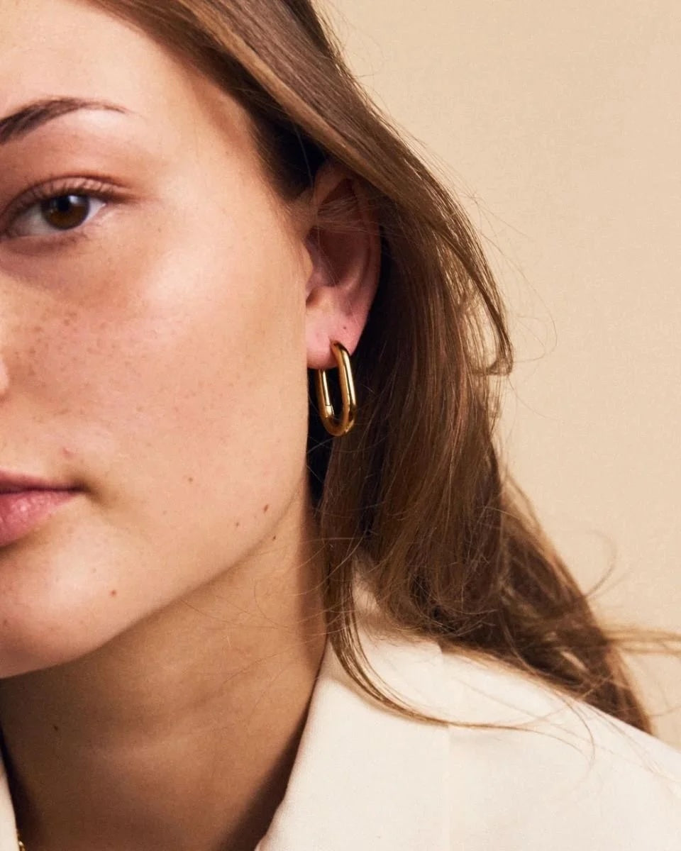 Modernist Hoops L Gold