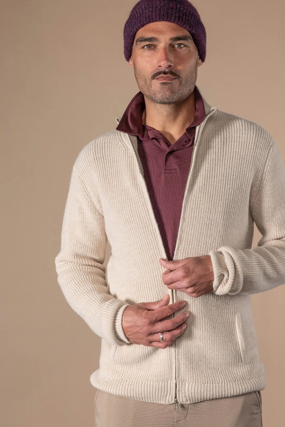 Lenny Full Zip - Cream