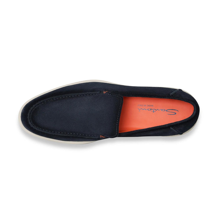 Suede Loafer - Navy