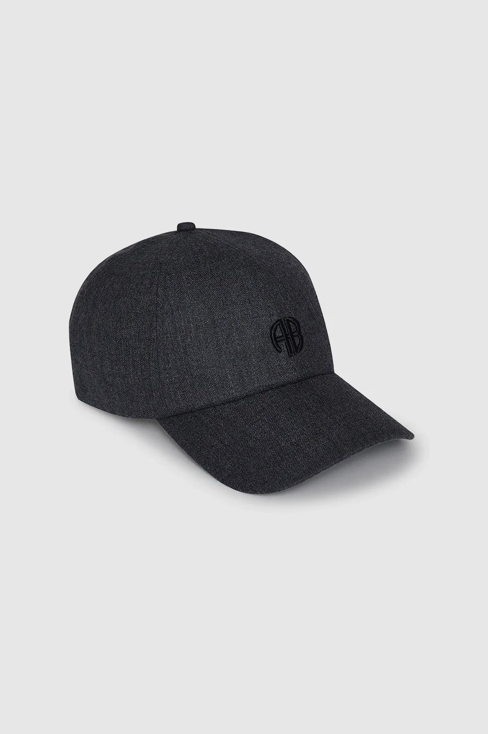 Jeremy Baseball Cap - Dark Heather - Grey Wool