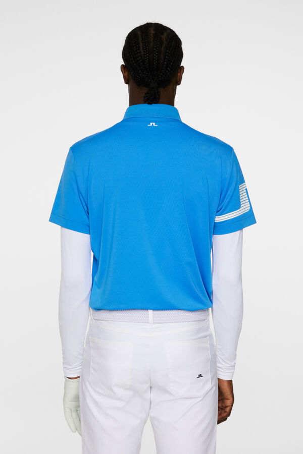 Heath Strike Polo - Sonic Blue