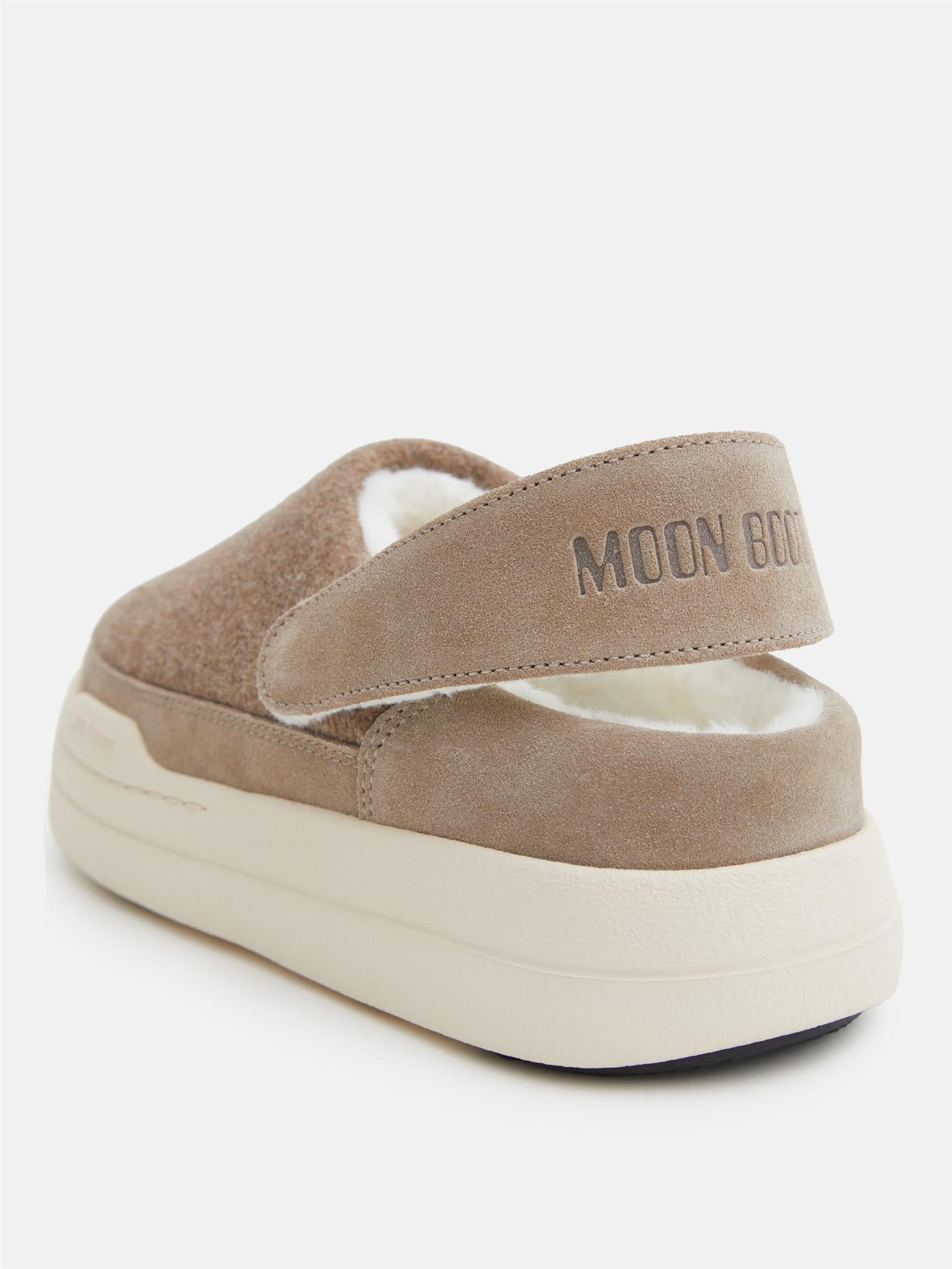 MB Park Clog Felt Beige Melange