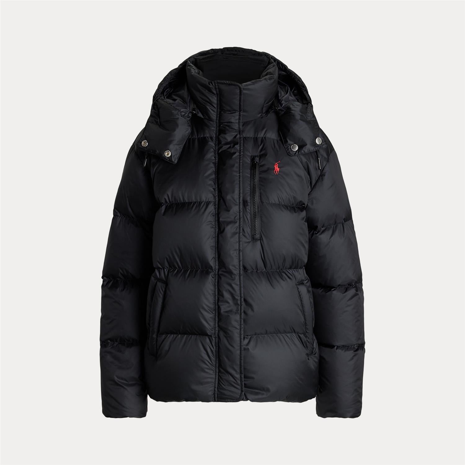 Water-Repellent Quilted Down Jacket