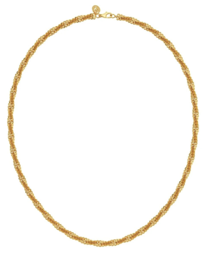 TINSEL NECKLACE 45 CM GOLD