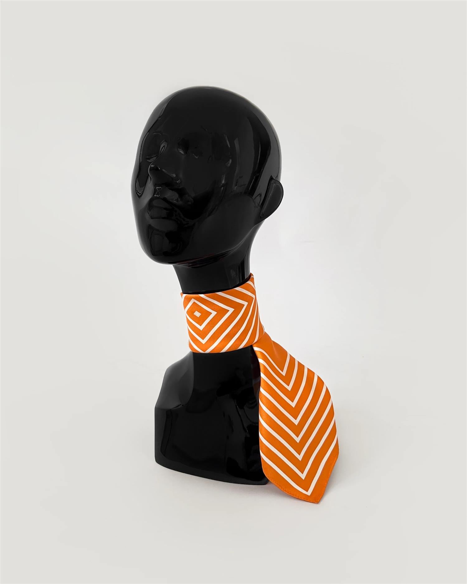 Striped Scarf Orange