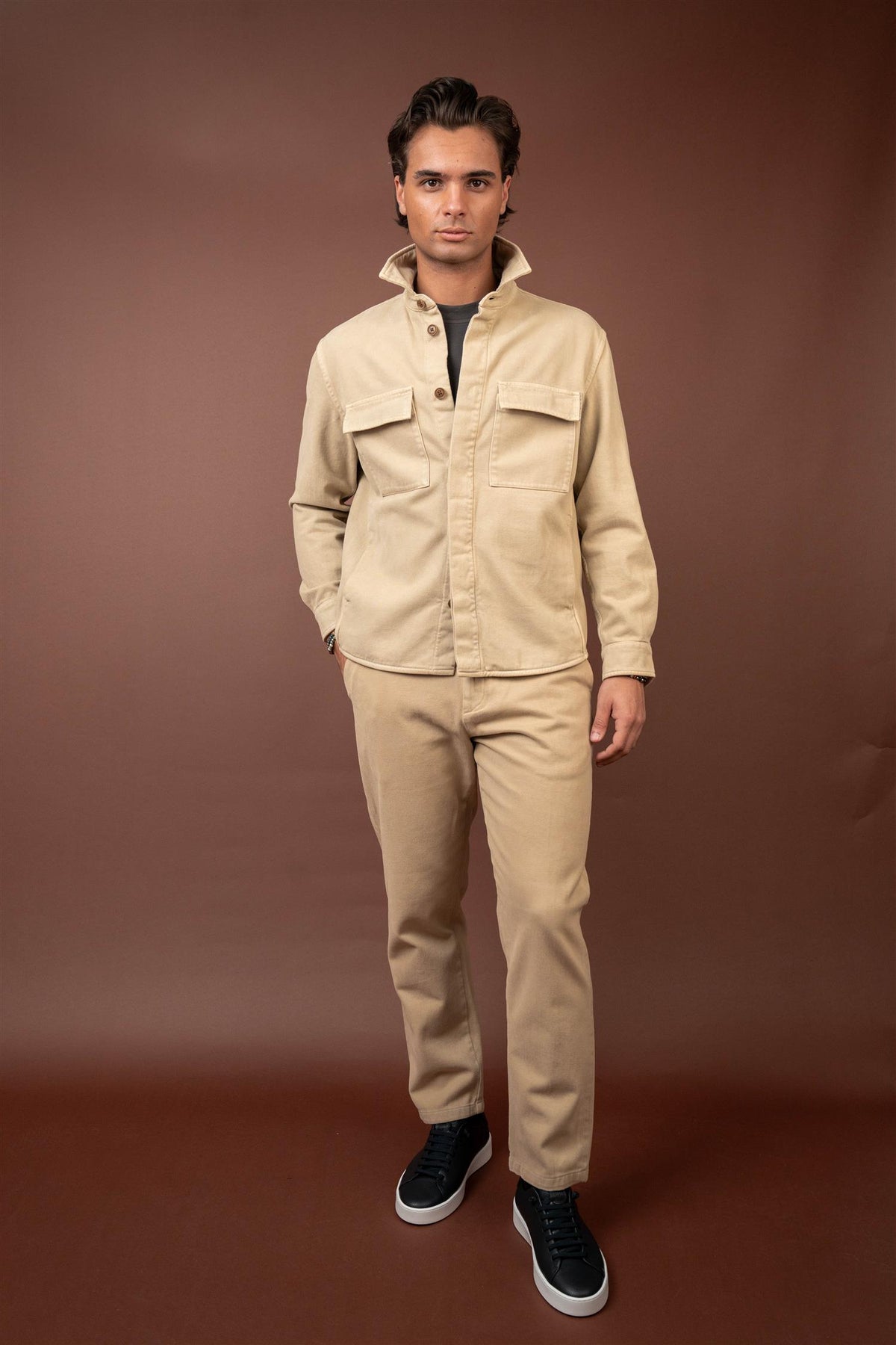 Zeno Overshirt - Beige