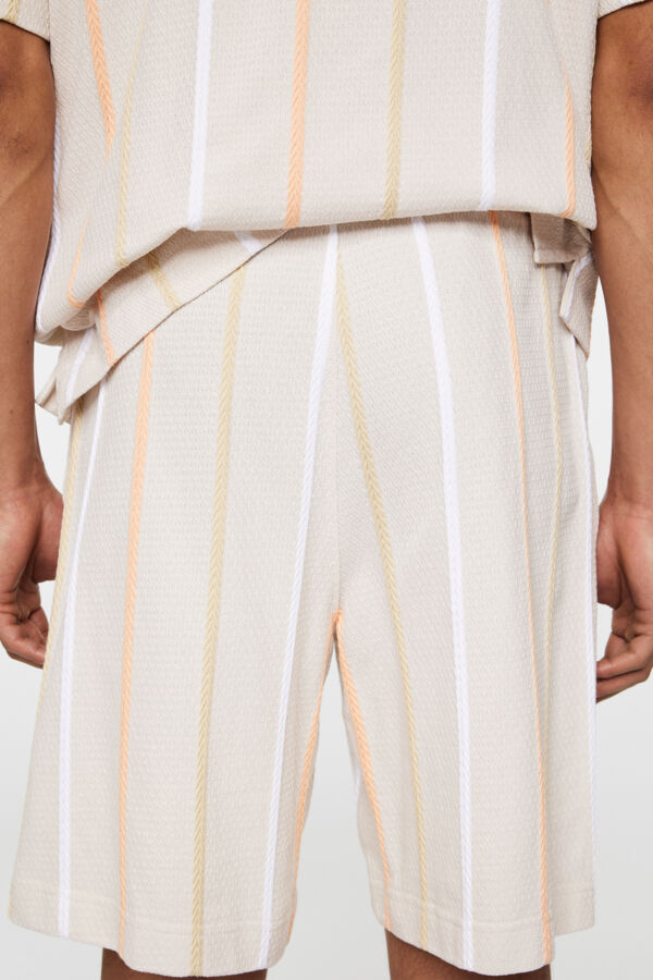 Simon Stripe Shorts - Moonbeam