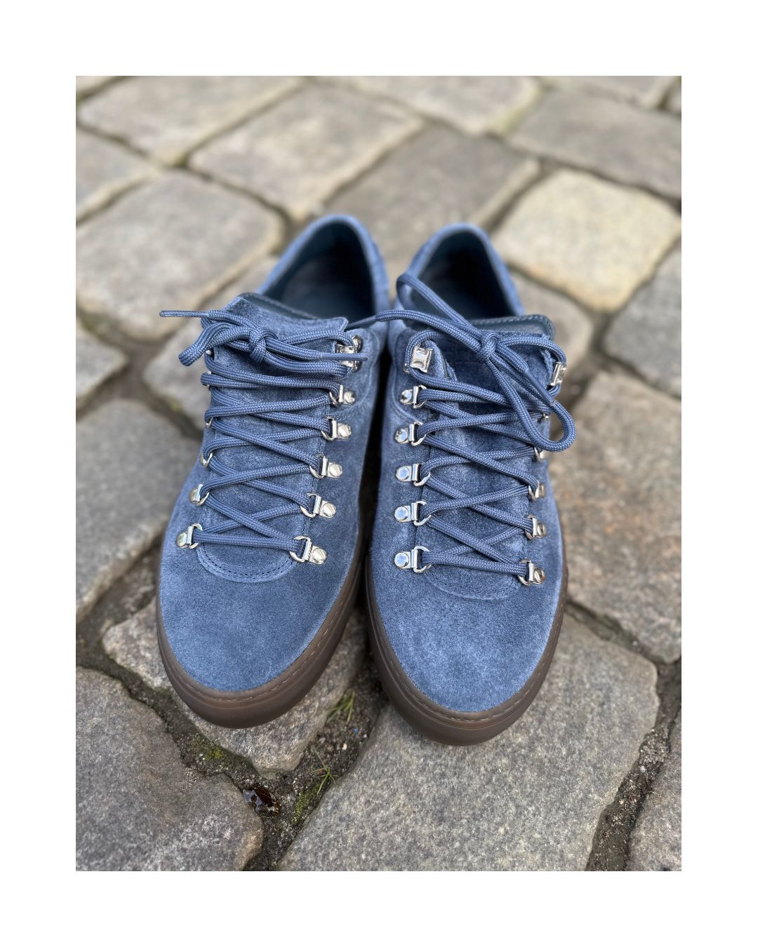Marostica Low - Vintage Blue Suede