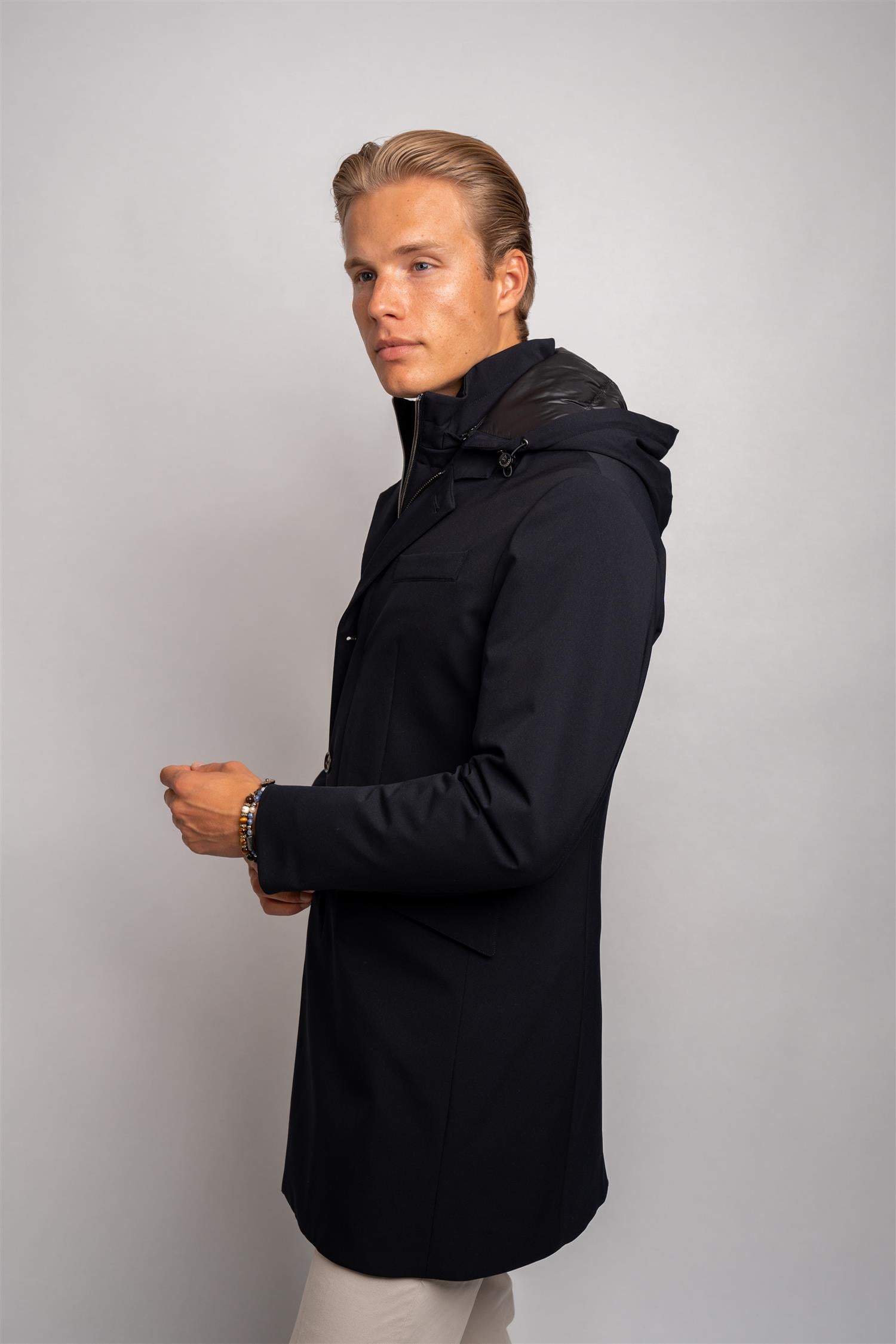 Man Light Down Jacket - Dark Blue