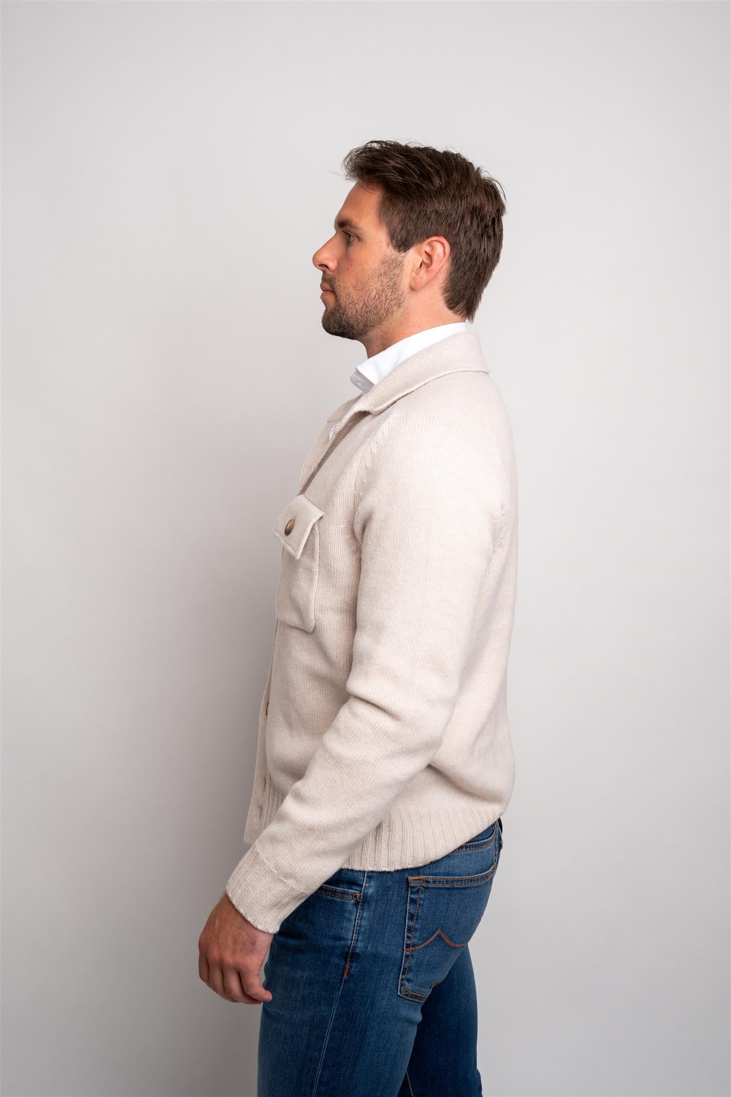 Cardigan Buttons - Beige