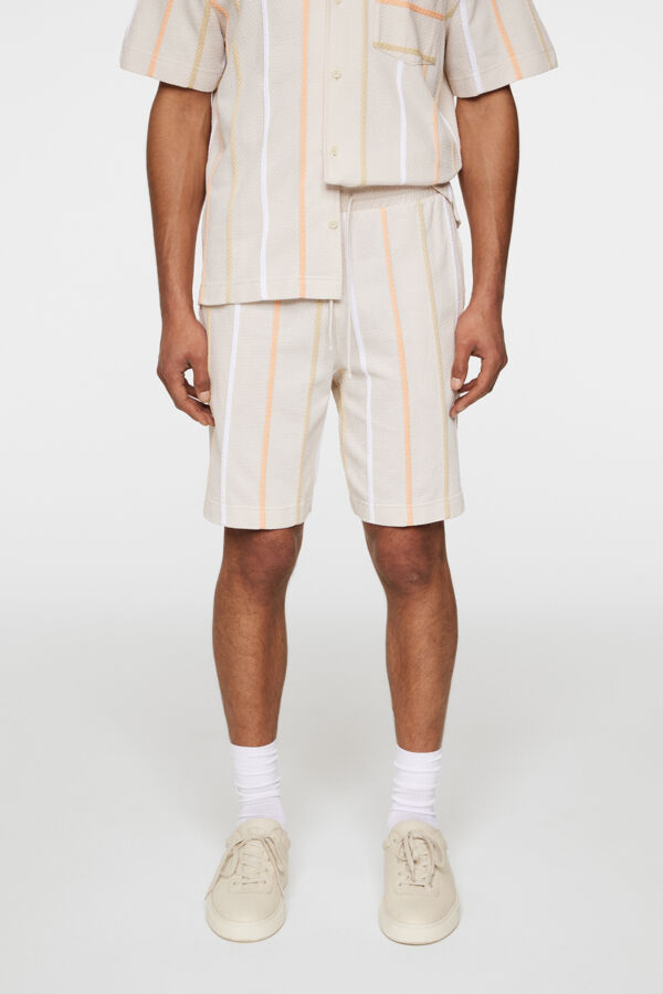 Simon Stripe Shorts - Moonbeam