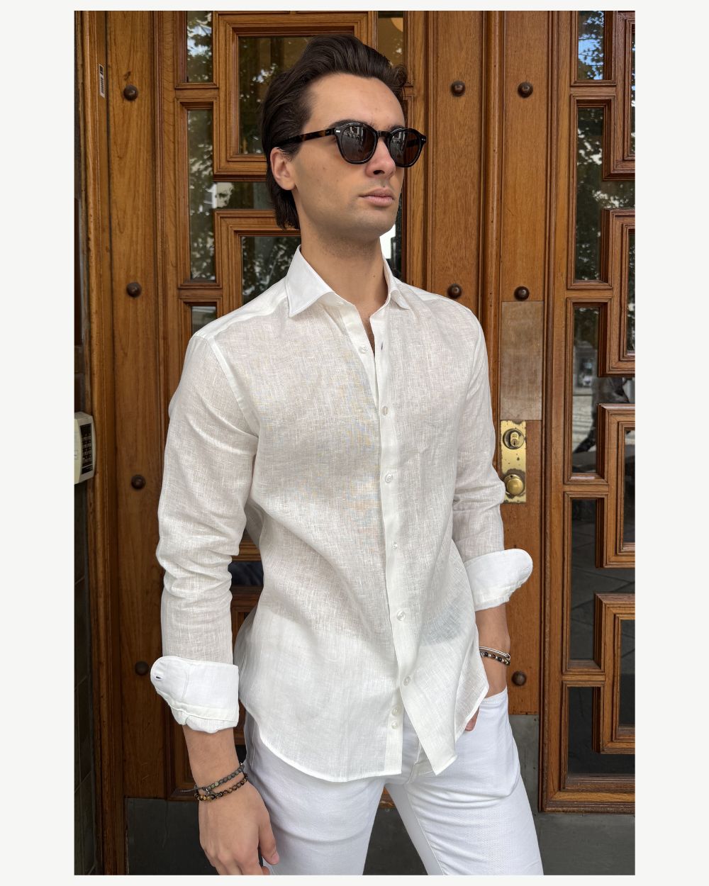Linen Shirt - White