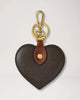 Heart Keyring Scotchgrain Mole-Cognac