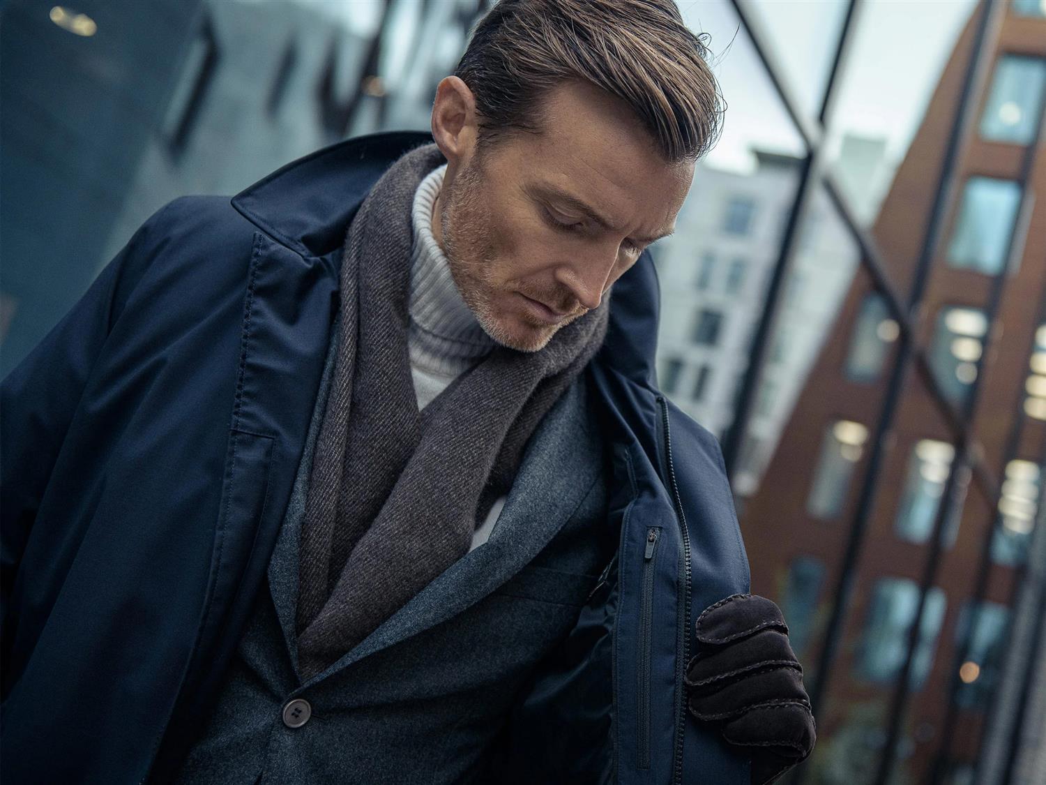 Regulator Coat Savile - Dark Wool Navy