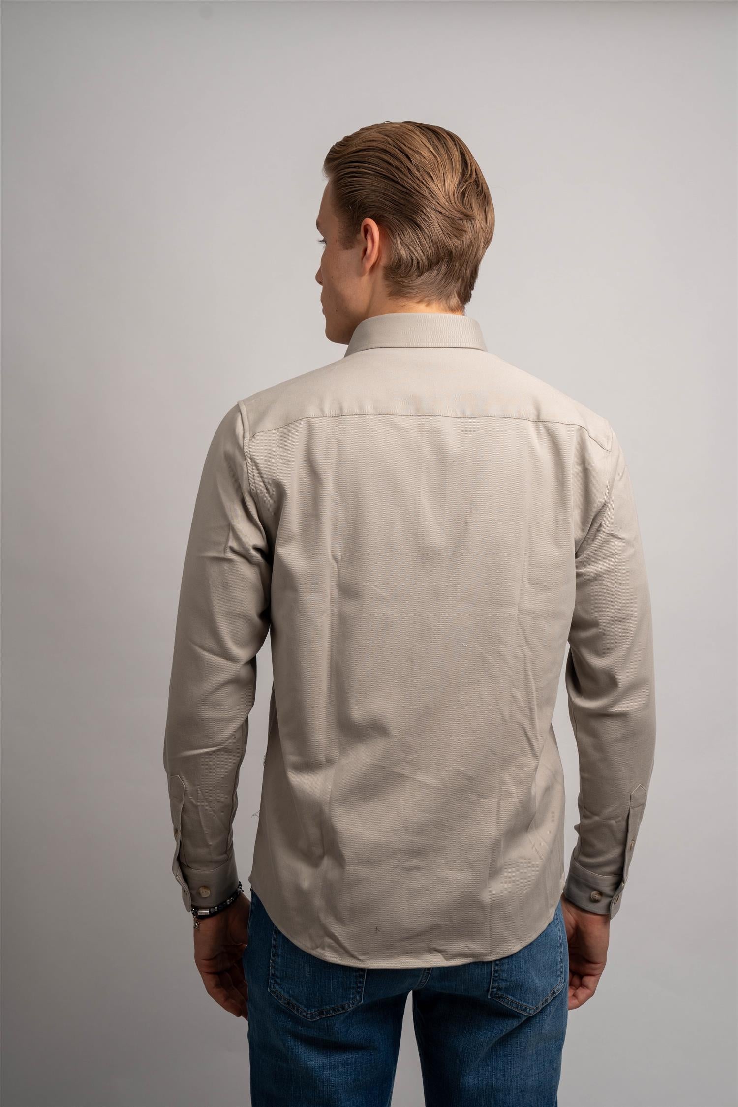 Twill Overshirt - Sand