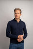 Pique Long Sleeve - Navy