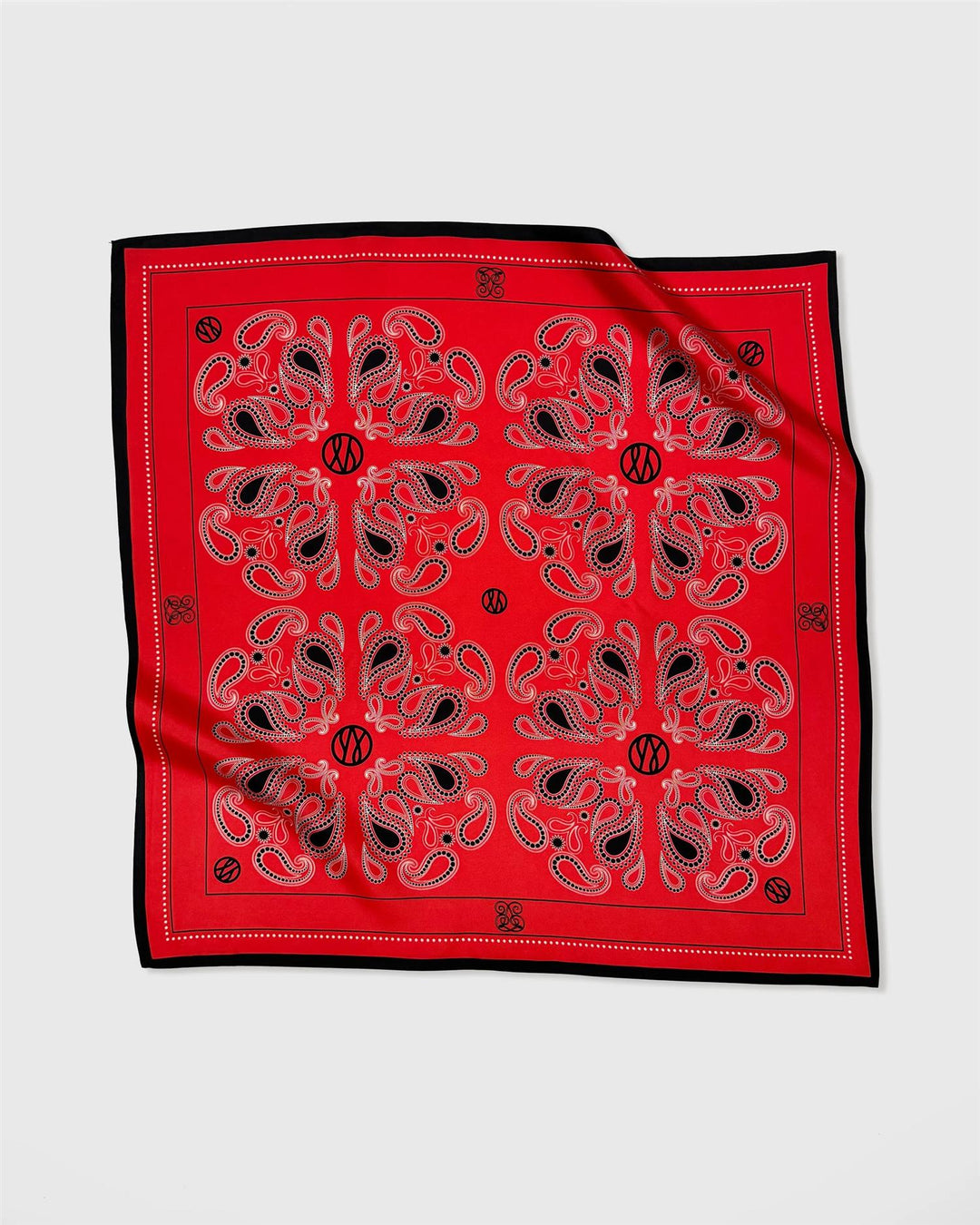 GRAND PAISLEY SCARF RED