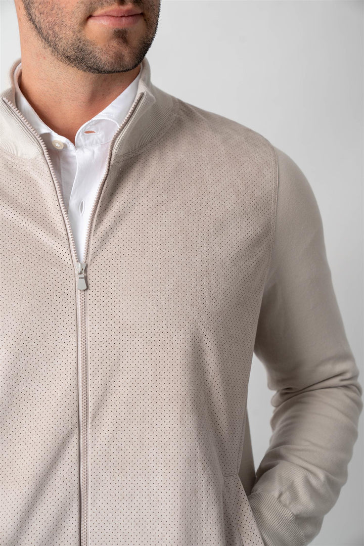 Giubbino Full Zip - Beige