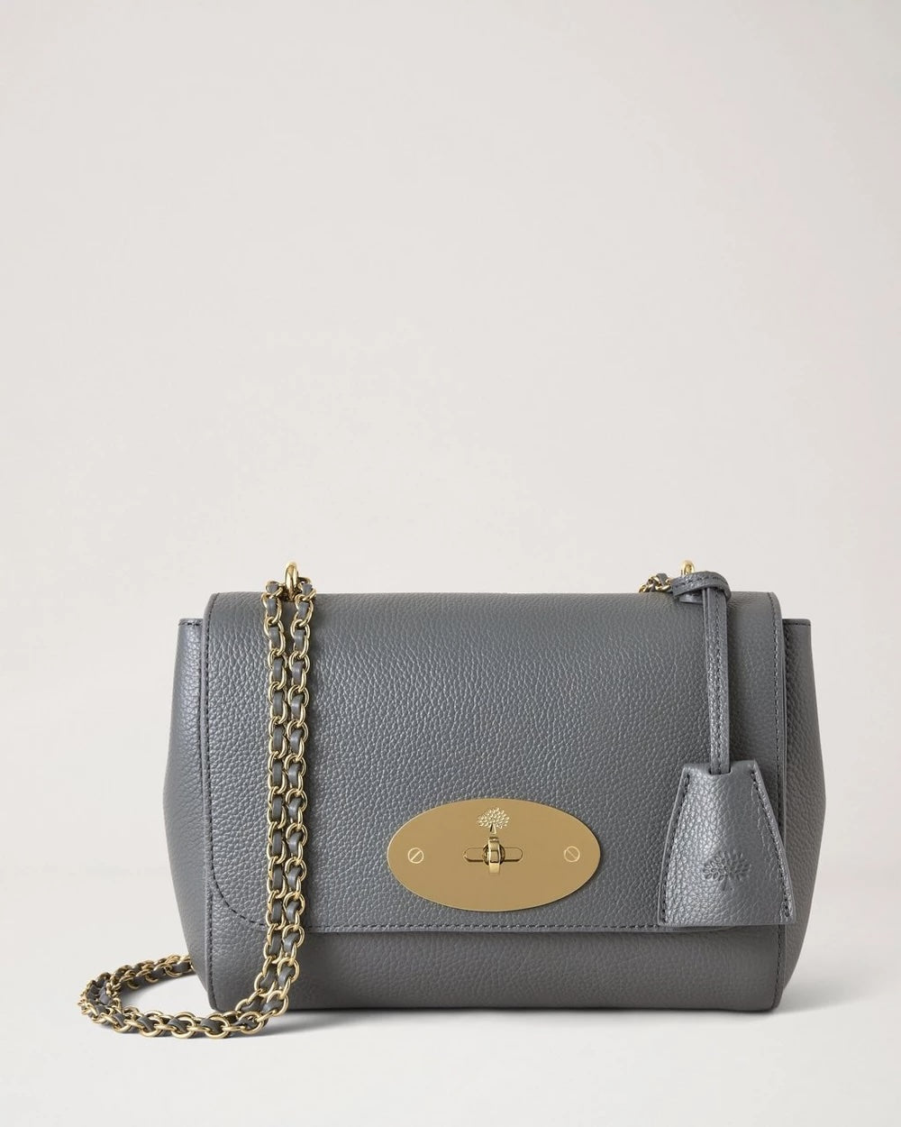 Lily Foggy Grey Small Classic Grain