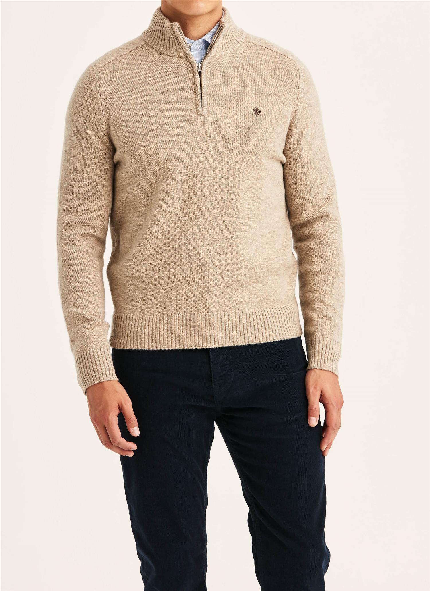 Hertford Half Zip - Khaki