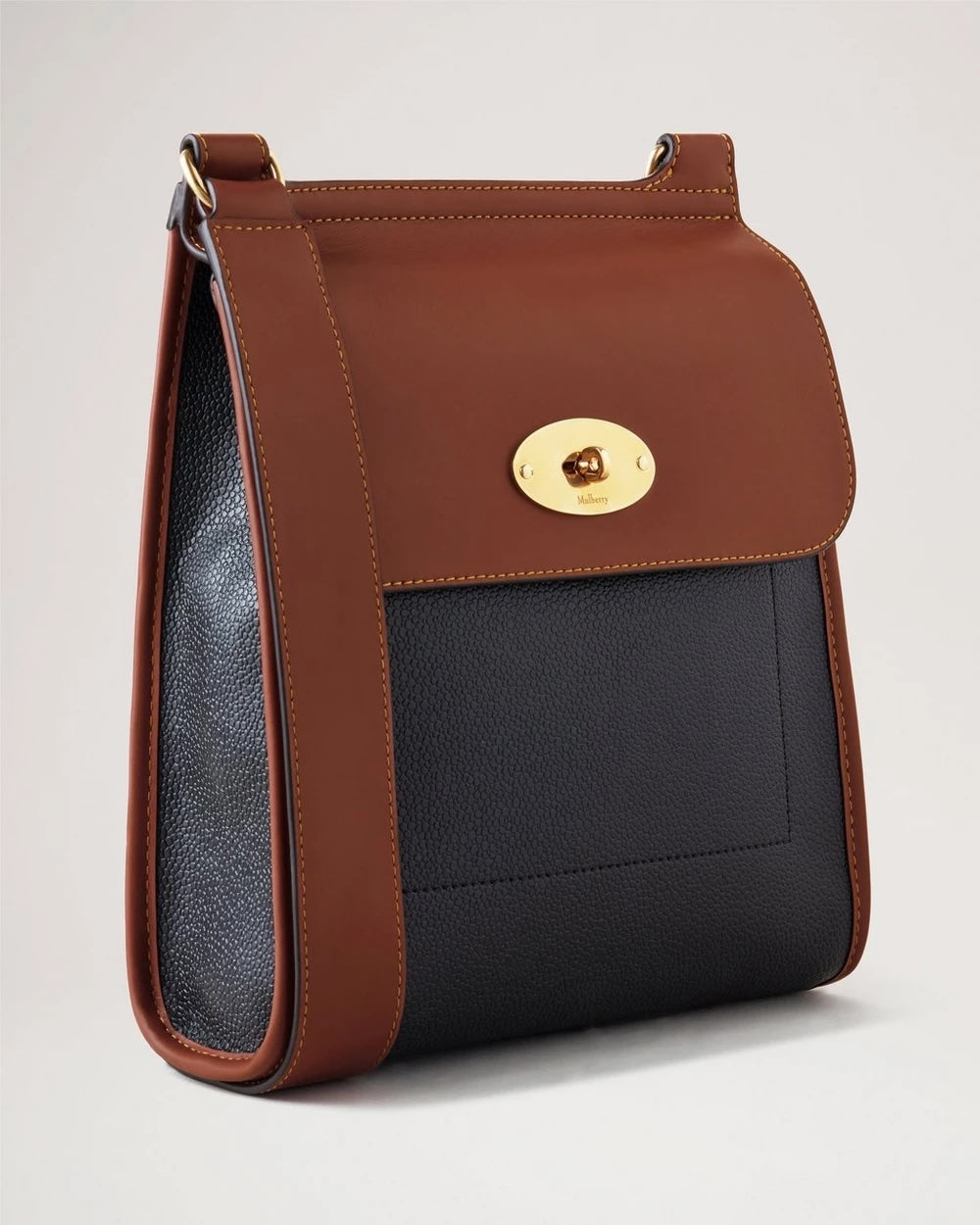 Antony - Black & Cognac BioVeg Scotchgrain & Flat Calf