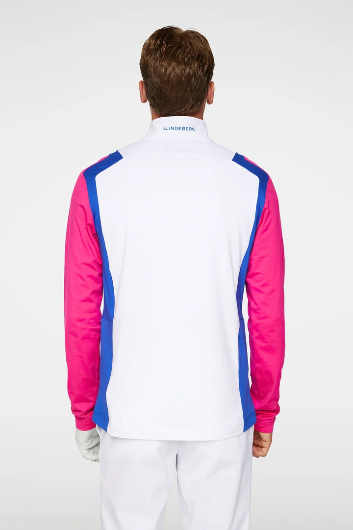 Lukas Quarter Zip Mid Layer - Pink