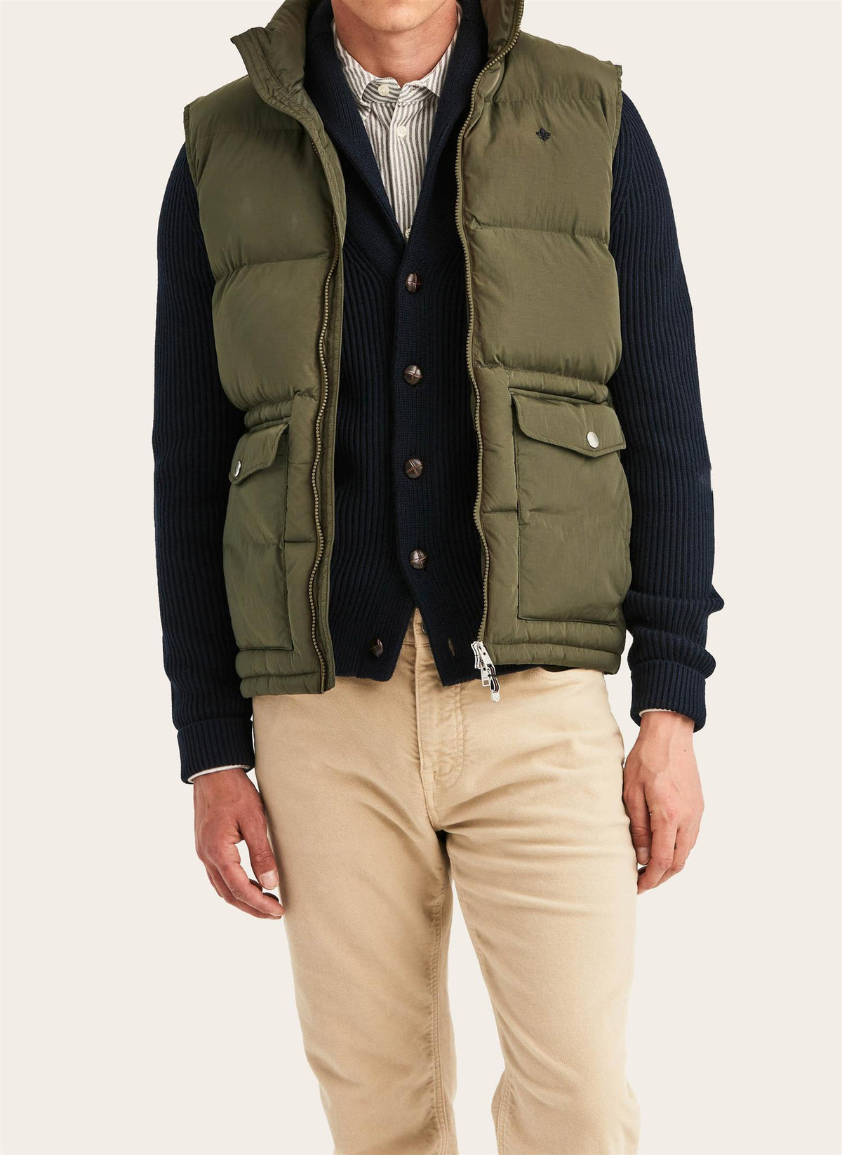 Lennox Down Vest - Olive