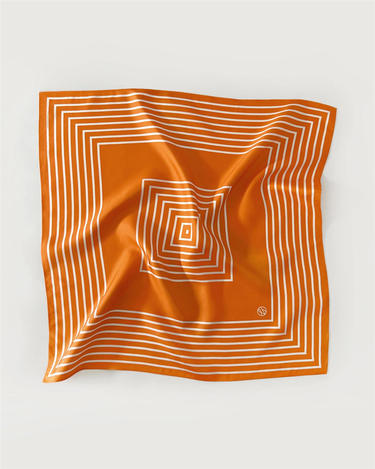 Striped Scarf Orange