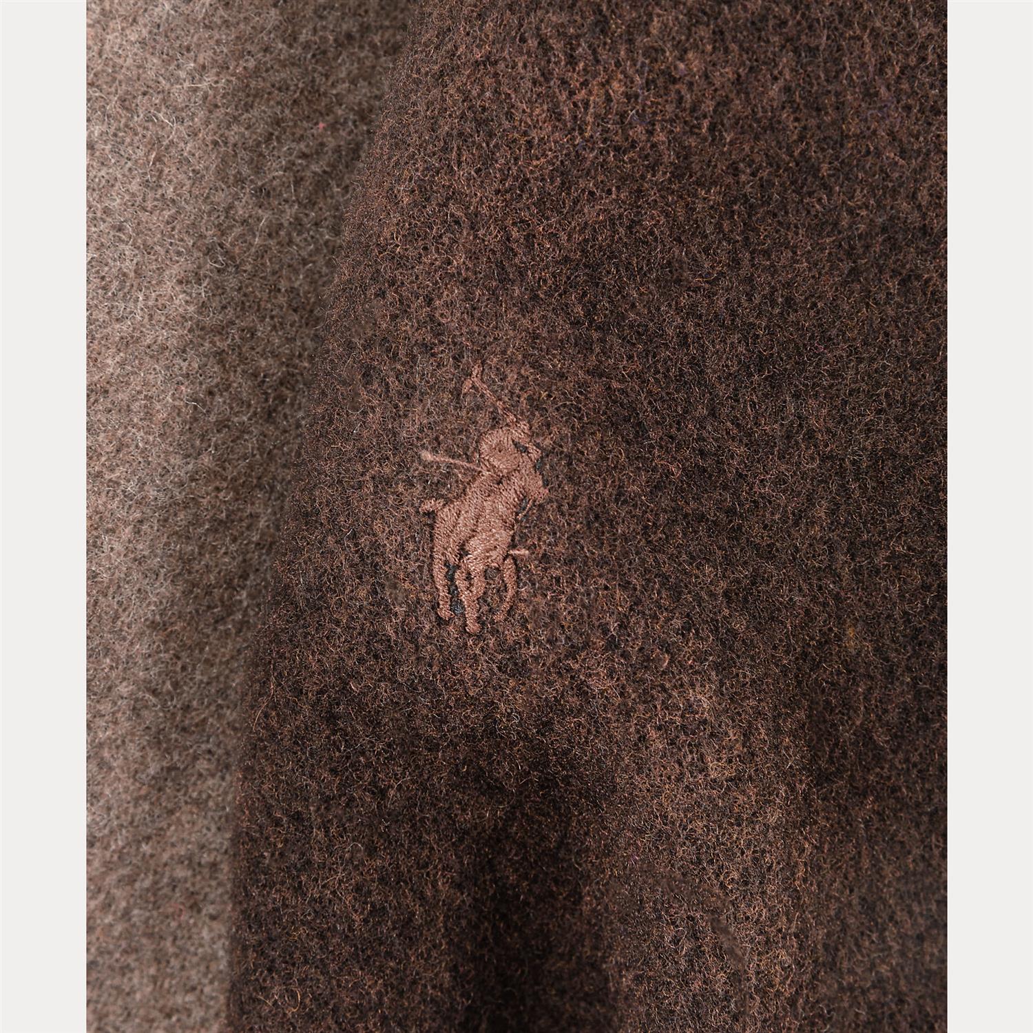 Double Wool Scarf Long Nutmeg/Brown