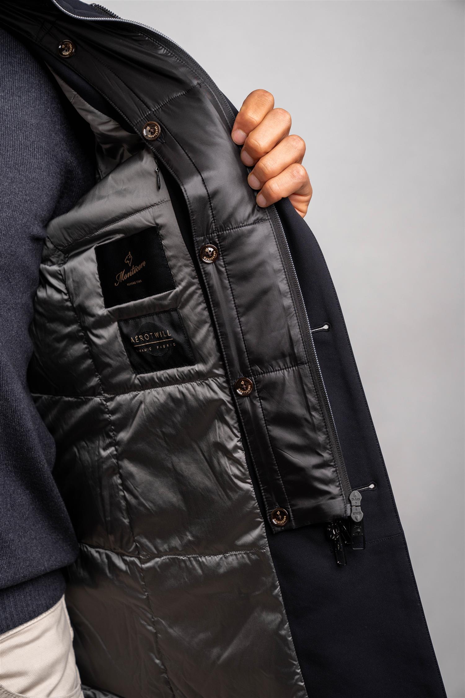 Man Light Down Jacket - Dark Blue
