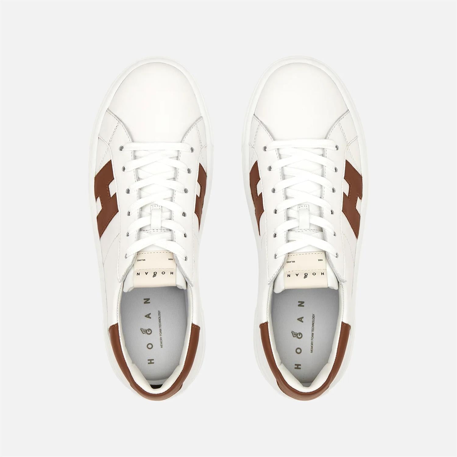 Allacciato Sneaker - White/Brown