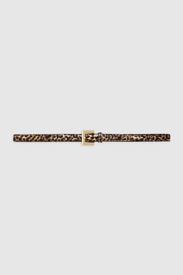 Nicola Belt - Leopard Calf Hair