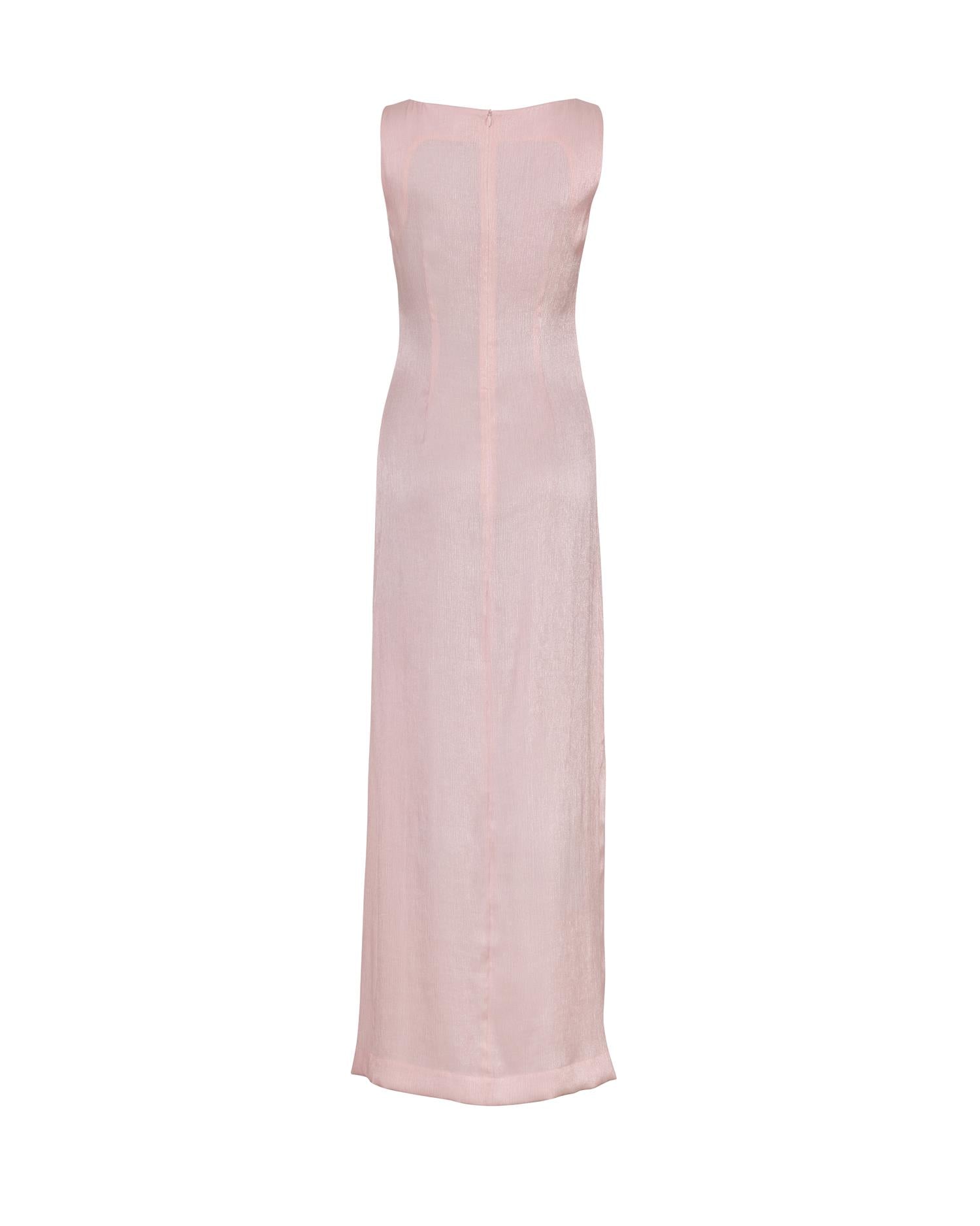 Shiny Sleeveless Dress