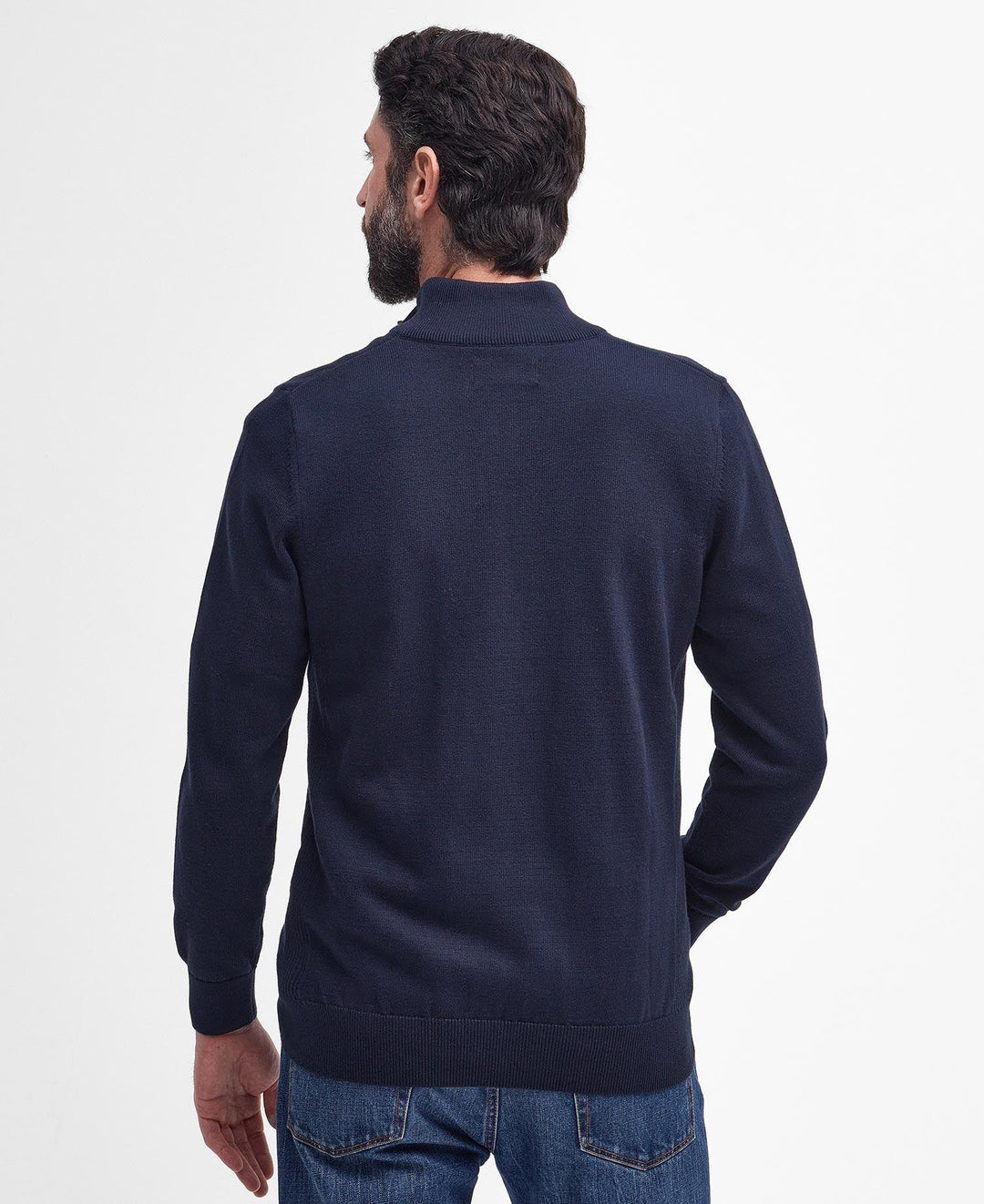 Half Zip Knitted - Navy