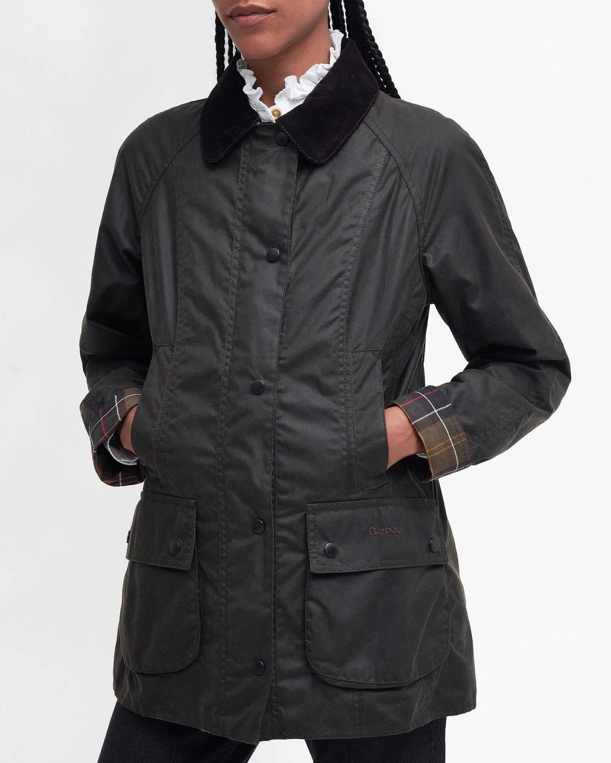 Beadnell Wax Jacket Olive