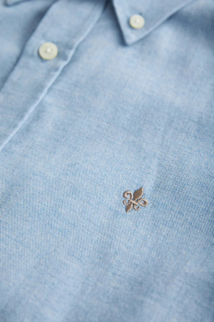 Watts Flannel Shirt - Light Blue