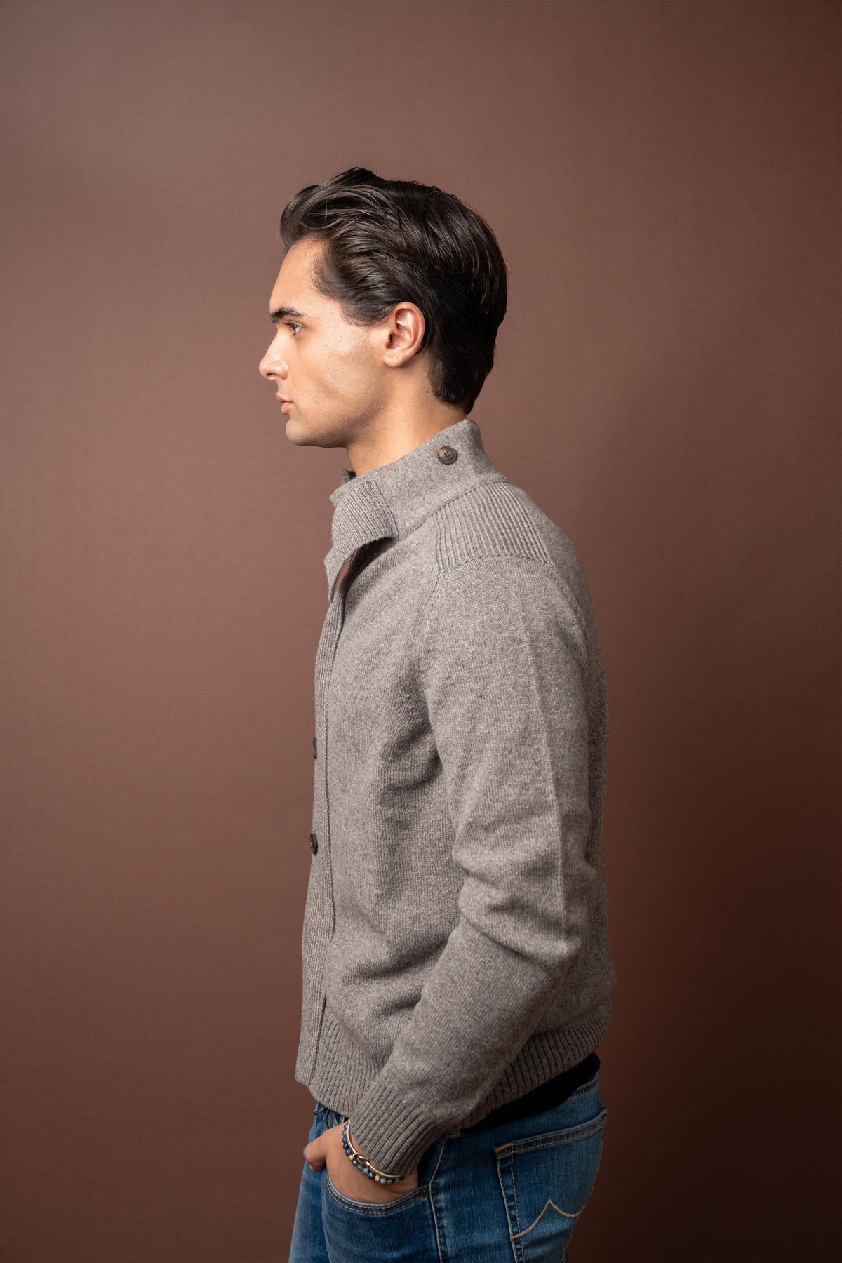 Giubbino Cardigan - Grey
