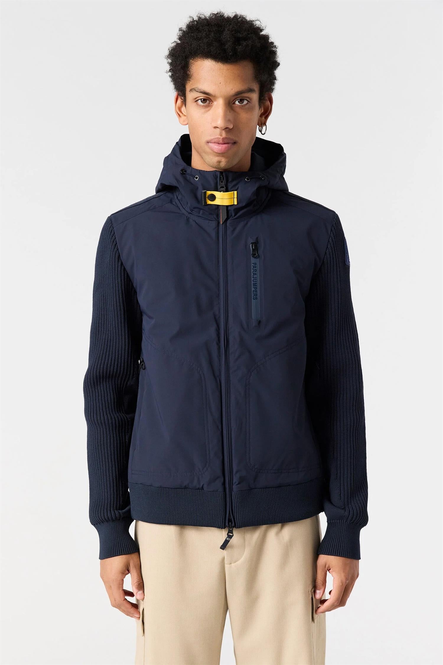 Willard Hooded Jacket - Blue Navy