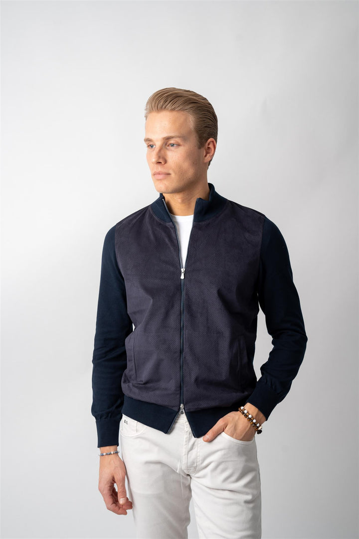 Giubbino Full Zip - Navy