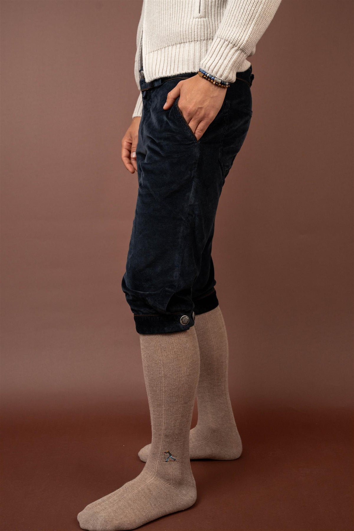 Knickers Socks - Dark Beige