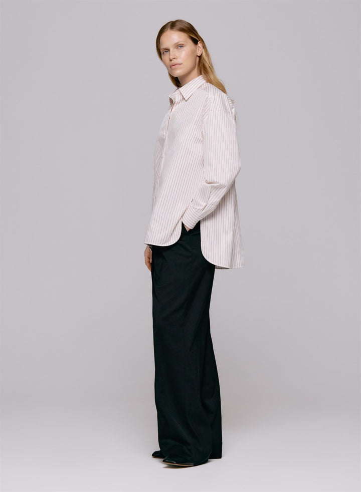 Edwina Shirt Burnt orange stripe