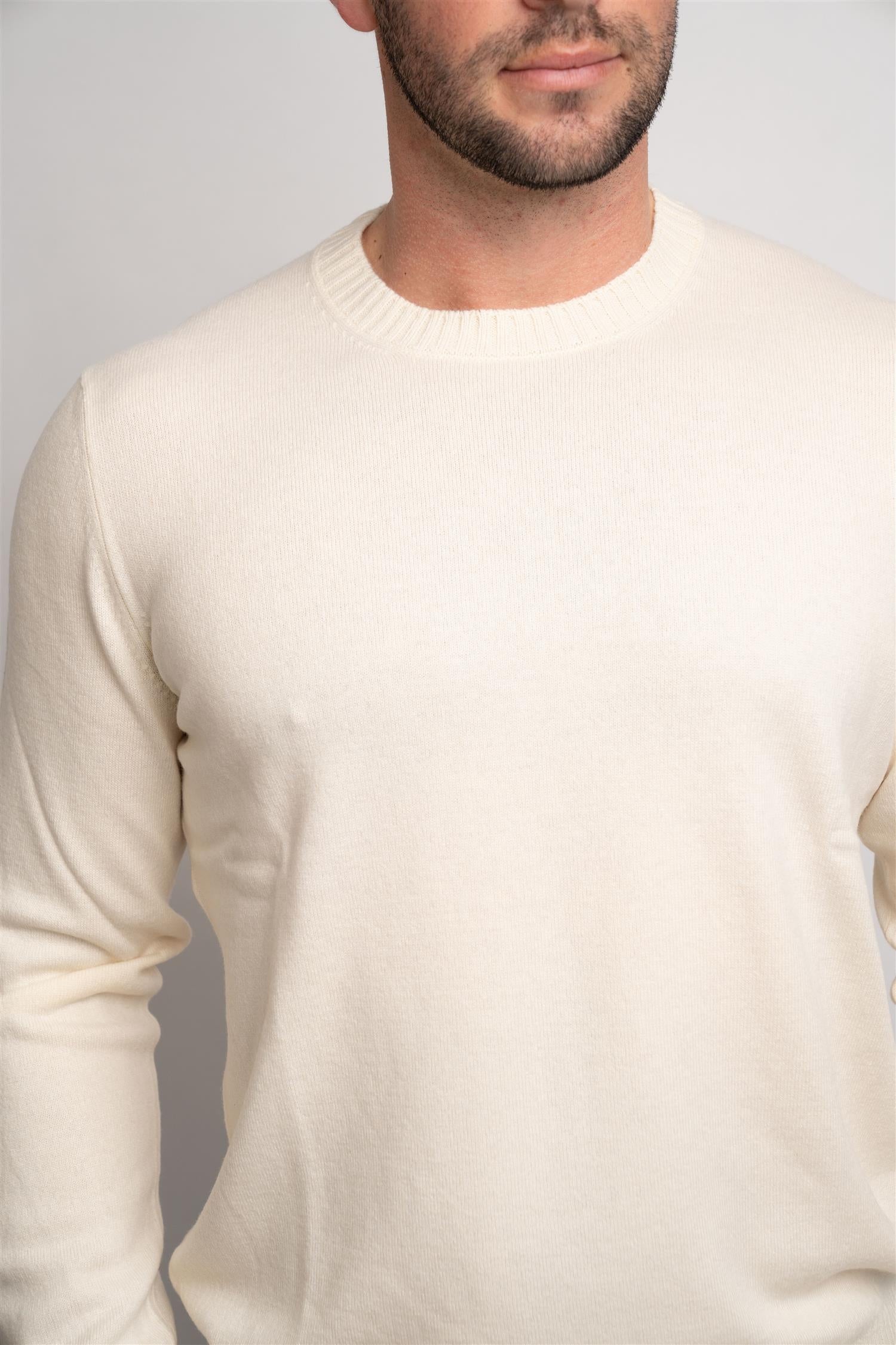 Crewneck Vintage Merino - Off-White